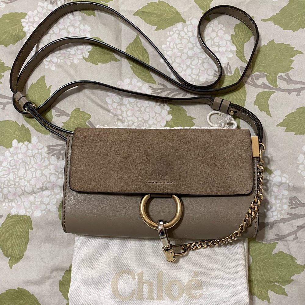 Chloè Mini Faye Crossbody - Motty Grey 🕊